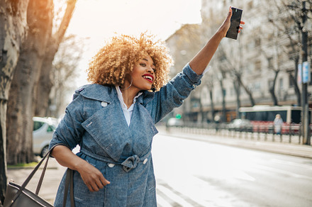 Black woman city lifestyle, a Person Photo by REDDOT Studio