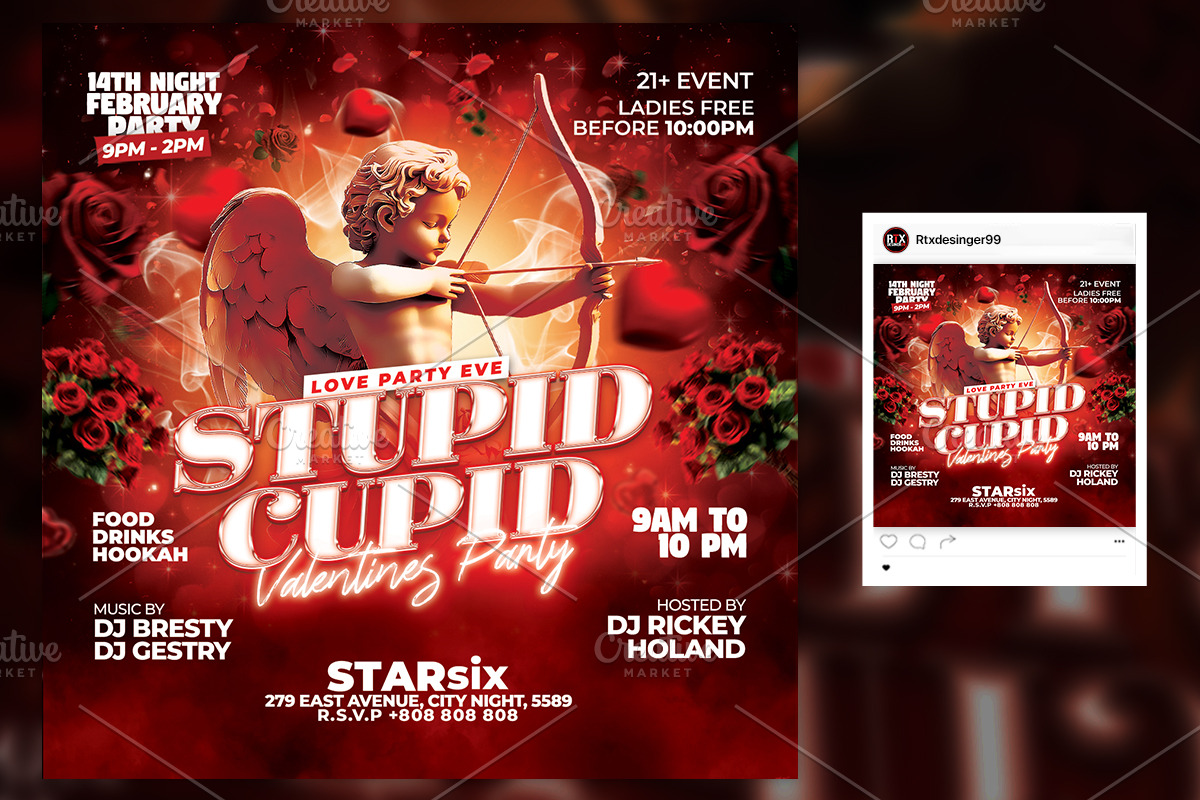 Valentines Day Flyer, a Flyer Template by RTXdesinger99 (Photo 3 of 3)