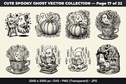 Cute Ghost SVG Bundle Vol - 01, an Object Graphic by XPERTDESIGNER (Thumbnail 7 of 21)
