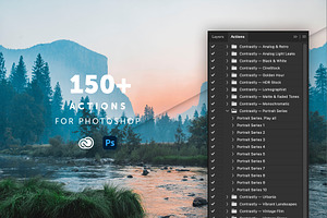150+ Pro Photoshop Actions