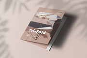 Tri-Fold A5 Brochure Mock-up 3, an Advertising Mockup by Se٧enStudio (Thumbnail 4 of 16)
