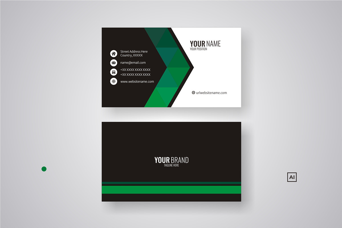 Luxury Business Cards, a Business Card Template by suhadidesign (Photo 3 of 6)