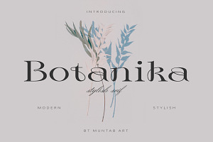 Botanika Stylish Serif