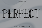 Perfect, a Script Font by InermediaSTUDIO (Thumbnail 1 of 8)