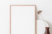 Styled Wooden Frame Mockup, a Mockup by HALFTOUNE (Thumbnail 2 of 5)