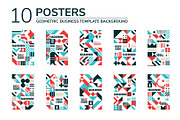 20 GEOMETRIC POSTERS & 70 SHAPES, a Pattern Graphic by Vanzyst (Thumbnail 2 of 7)