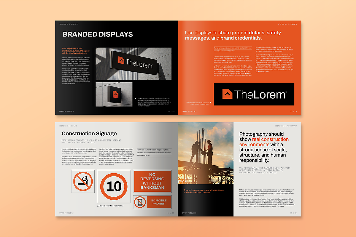 Brand Guidelines Template, a Brochure Template by BrandPacks (Photo 6 of 7)