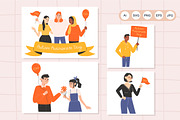 Autism Awareness Day Clipart, a Person Illustration by YuskinKot (Thumbnail 8 of 12)