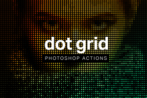 Dot Grid Photoshop Actions