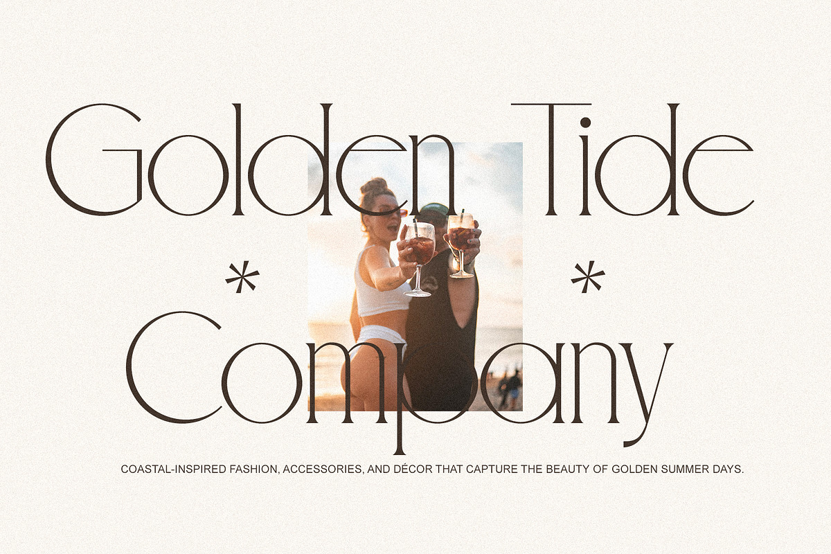 Ocean Dream - Chic & Elegant Serif, a Serif Font by Schrifted Type (Photo 4 of 8)