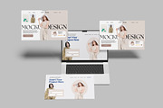 Laptop Screen Presentation Mockup, a Device Mockup by lamorastudio (Thumbnail 5 of 11)