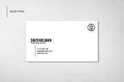 Simple business card design template, a Business Card Template by Medianeka (Thumbnail 3 of 3)