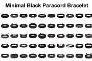 Minimal Black Paracord Bracelet, a Graphic by hafijul (Thumbnail 1 of 11)