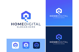 Home Digital Logo, a Branding & Logo Template by ika trisiana