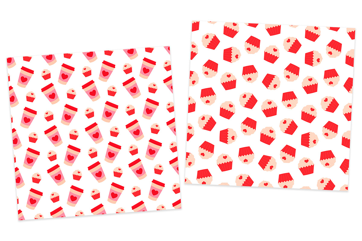 Valentine's pattern. Hearts pattern, a Pattern Graphic by IrinaShishkova (Photo 3 of 6)