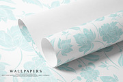 ROYAL Seamless Lined Botanical Print, a Pattern Graphic by Fabrivo (Thumbnail 3 of 10)