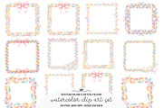 Watercolor Easter Frame Clipart, an Illustration by GatewayDesign (Thumbnail 1 of 3)