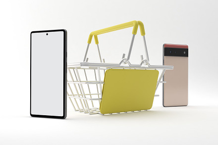 Pixel 6 Shopping, a Technology Photo by Qaleb Studio