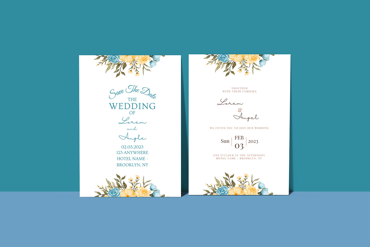 Wedding Invitation Card Mockup, a Print Template by rahmatmoscae (Photo 5 of 7)