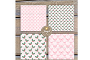 Coquette Christmas Digital Paper, a Pattern Graphic by JennyL Designs (Thumbnail 5 of 8)