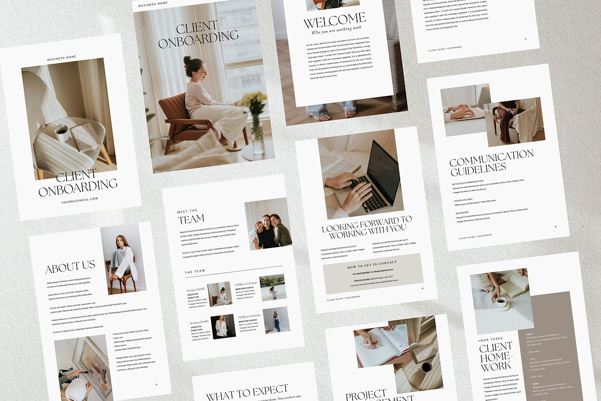 Client Onboarding Welcome Template, a Marketing Template by Tabitha Emma (Photo 2 of 9)