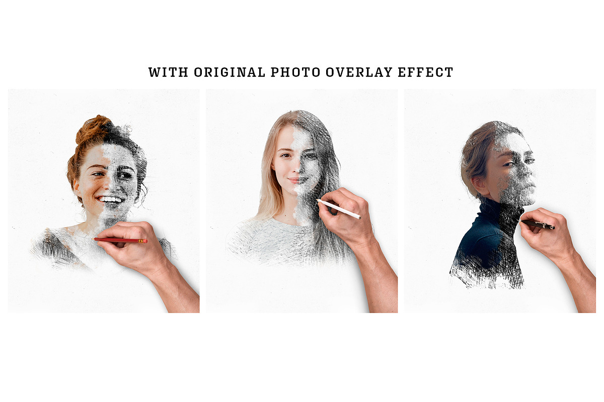 Photoshop sketch effects, a Pens & Pencil Mockup by Twin Design (Photo 2 of 5)