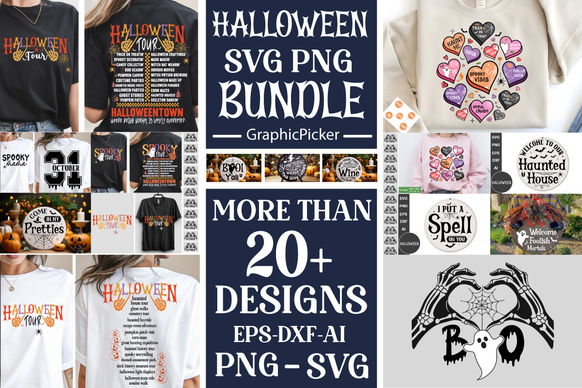 Halloween Tour SVG Bundle, an Object Graphic by GraphicPicker (Photo 3 of 3)