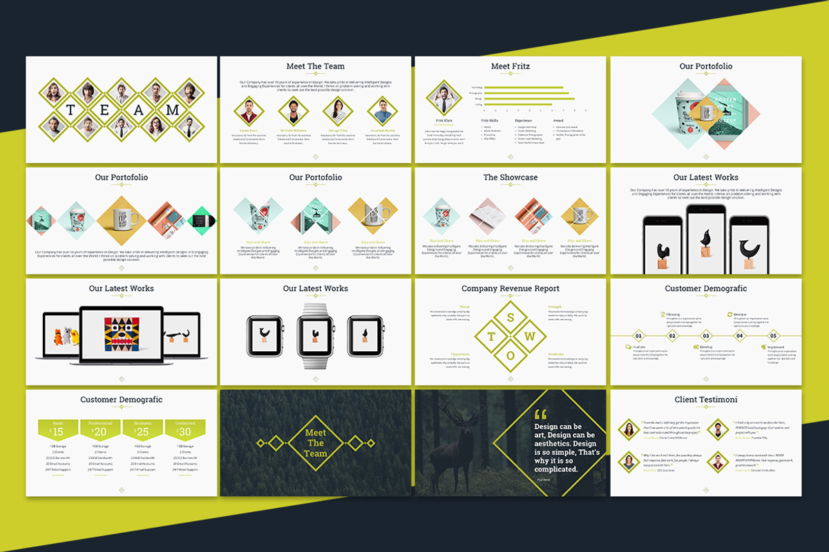 Diamond - Powerpoint Template, a Presentation Template by inspirasign