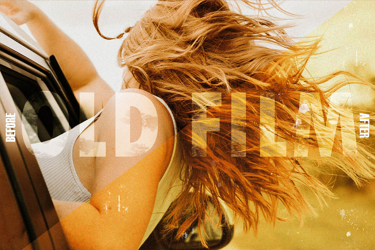 Old Film Photo Effect, a Texture Graphic by Drawwell (Photo 1 of 7)