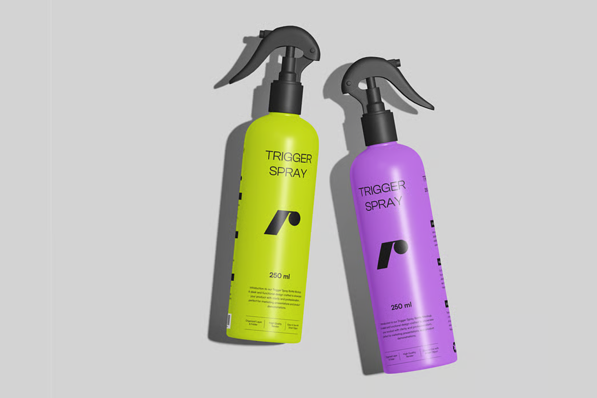 Spray Bottle Mockup, a Packaging Mockup by graphicsauce (Photo 2 of 4)