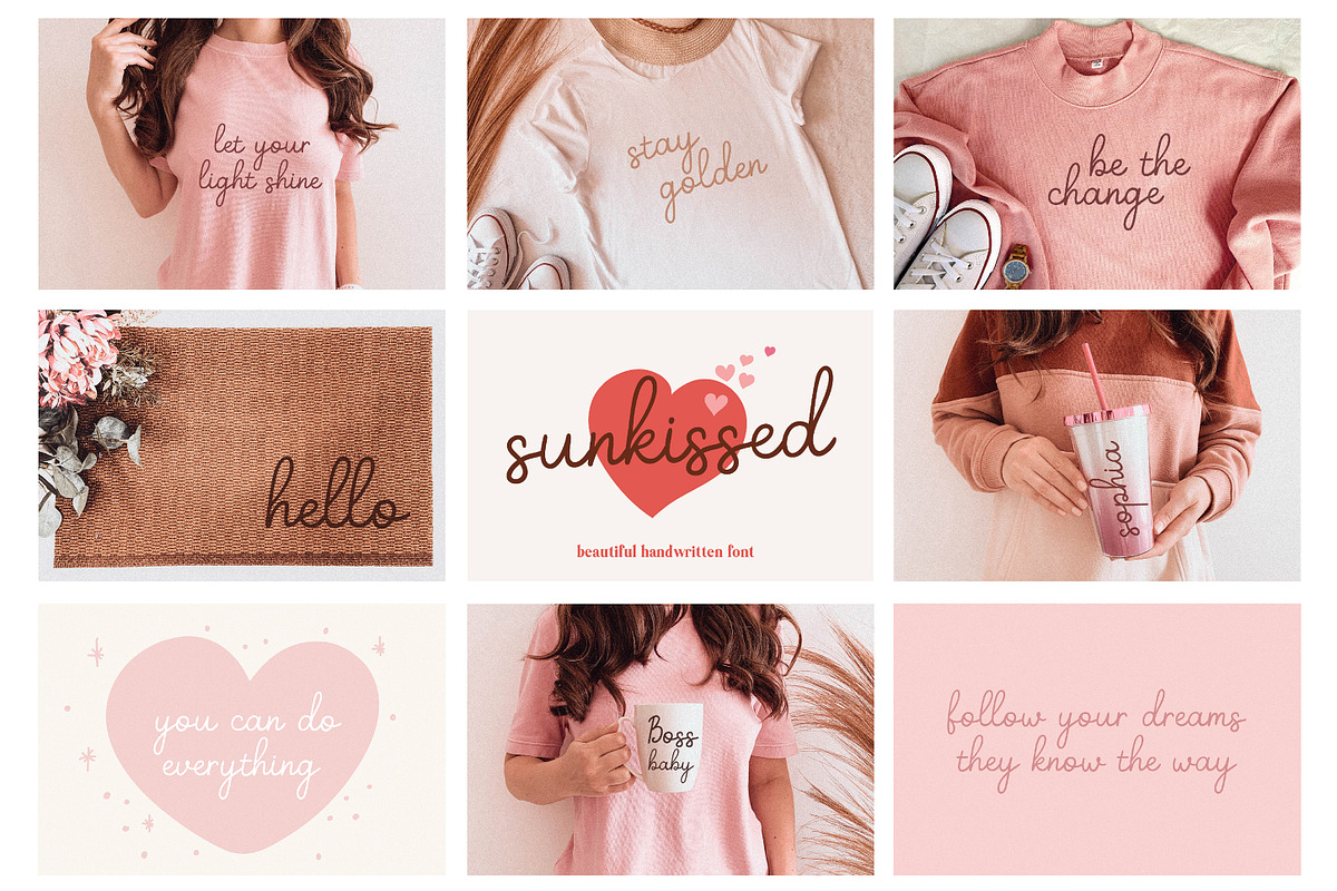 Crafty Bundle - 13 Handwritten Fonts, a Script Font by BarcelonaShop (Photo 3 of 11)