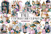 Fall Cottagecore Clipart Set, a Seasonal Illustration by Daily.Designs (Thumbnail 1 of 5)