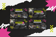 Subvert Fest - Business Card, a Business Card Template by StreaksideStd (Thumbnail 3 of 3)