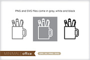 Minimal office icons, an Outline Icon by Picture Window (Thumbnail 2 of 5)