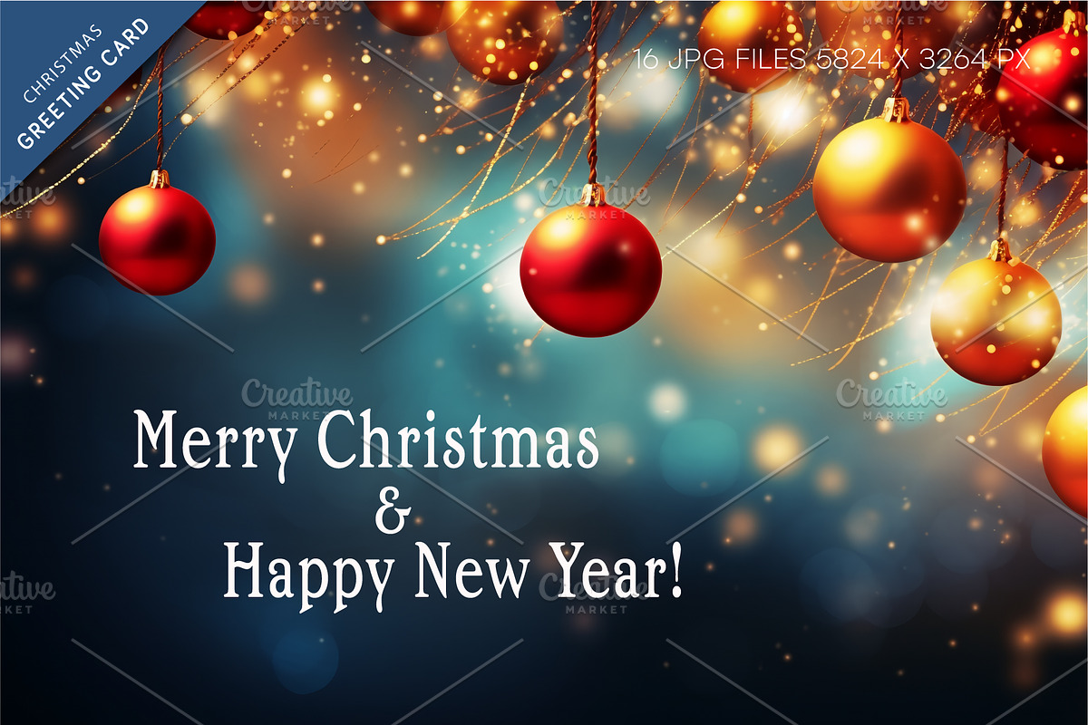 Luxury Christmas backgrounds., a Decorative Illustration by KENO Mascots (Photo 6 of 6)