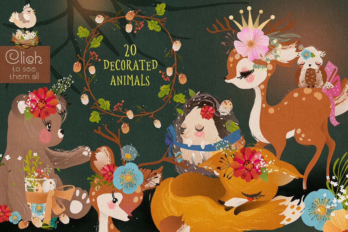 Whimsical Forest, an Animal Illustration by Anna Babich (Photo 2 of 5)