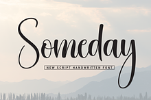 Someday | Script Font