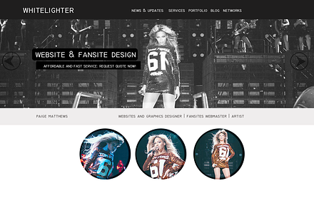 Website Template PSD