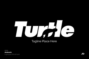 Turtle Wordmark Logo, a Branding & Logo Template by Akdesain