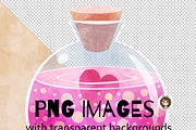 Toil and Trouble PNG Clipart Set, a Decorative Illustration by Art by Angele G (Thumbnail 3 of 5)