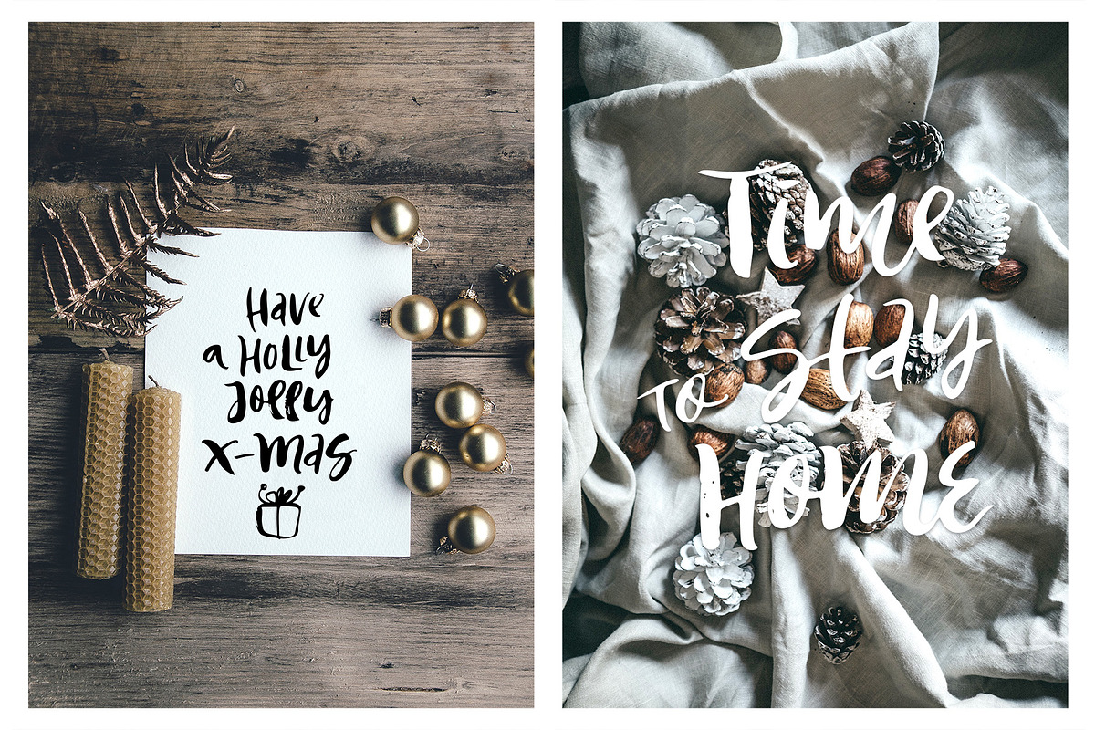 Christmas Clip Art & Lettering, a Decorative Illustration by kite-kit (Photo 7 of 10)