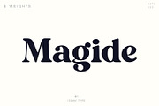 Magide – Bold Serif Font, a Serif Font by Issam Type (Thumbnail 1 of 13)