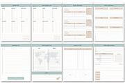 Canva Travel Planner Templates, a Templates & Theme by Nursery Art (Thumbnail 5 of 9)