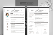 Modern Resume Template | Shihab, a Resume Template by AdeevaResume (Thumbnail 1 of 4)