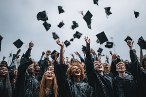 Graduates Celebrate Achievement Thro, a Photo by Pixeness Studio