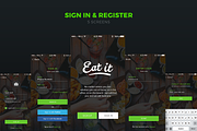 Food delivery PSD+Sketch app UI, an App Template by Shakuro (Thumbnail 3 of 7)