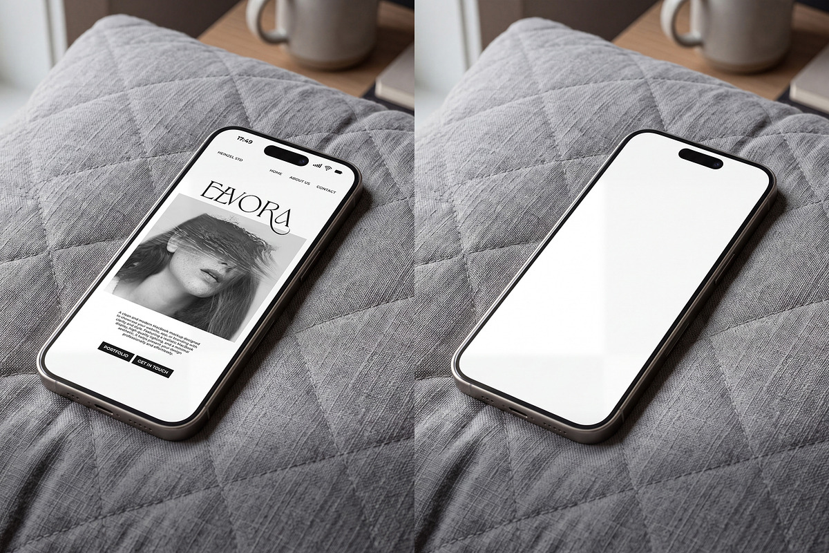 Elvora - iPhone Device Mockup, an iPhone Mockup by Heinzel Std Mockup (Photo 5 of 5)
