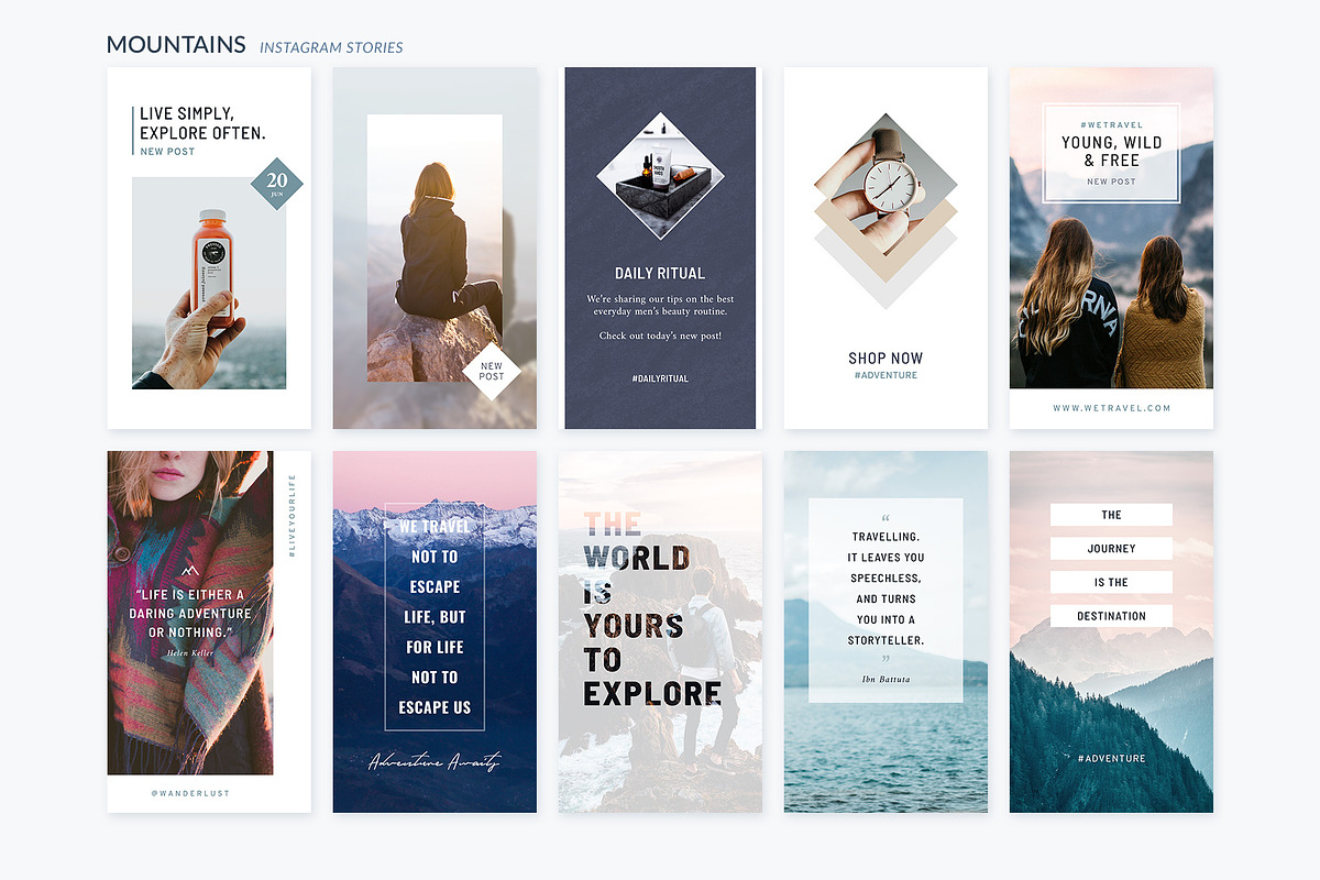 CANVA & PS Complete Instagram Bundle, a Social Media Template by Poego Social (Photo 5 of 52)
