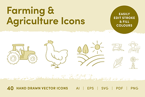 Farming & Agriculture Icons