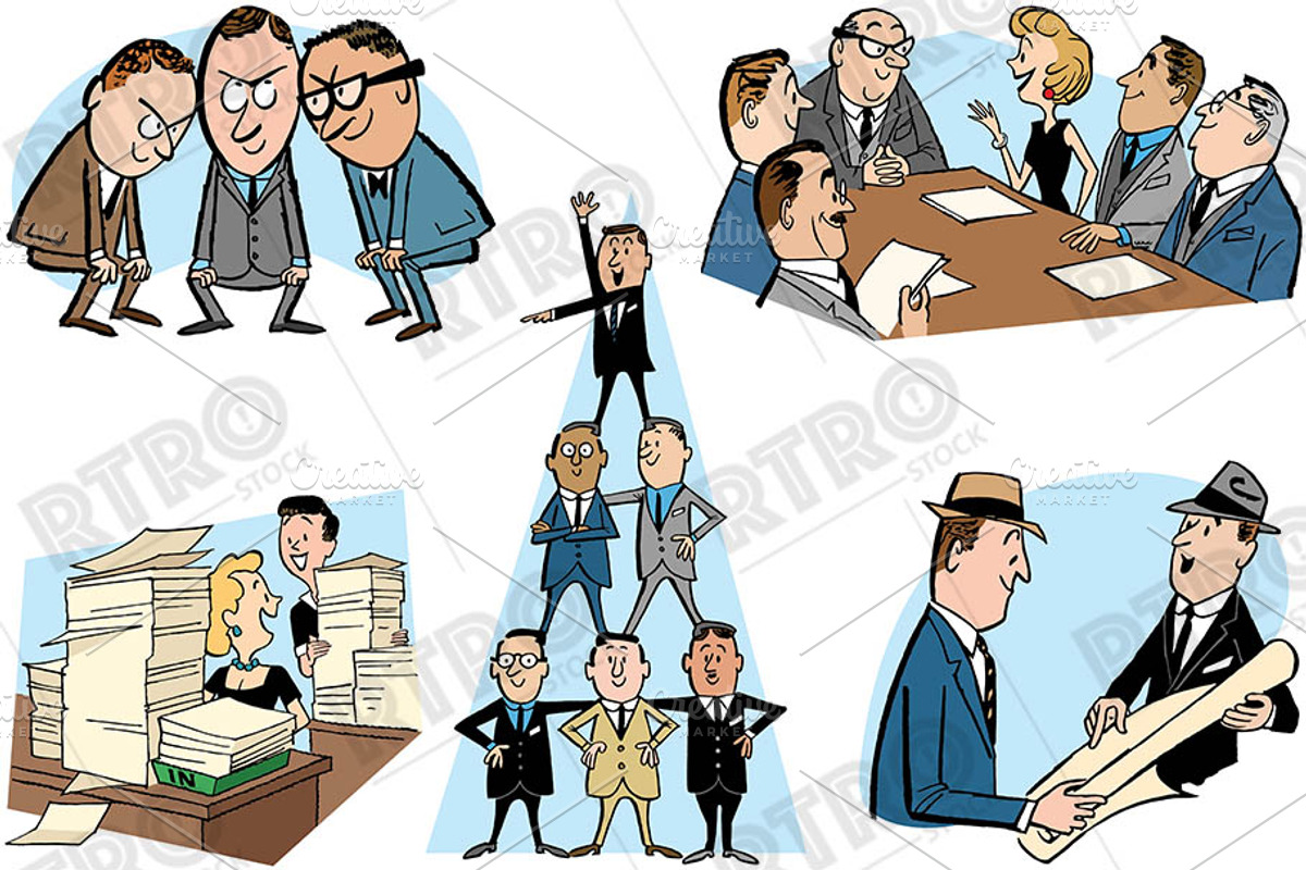 RTRO Business People 1, a Work Illustration by RTRO Stock (Photo 2 of 5)